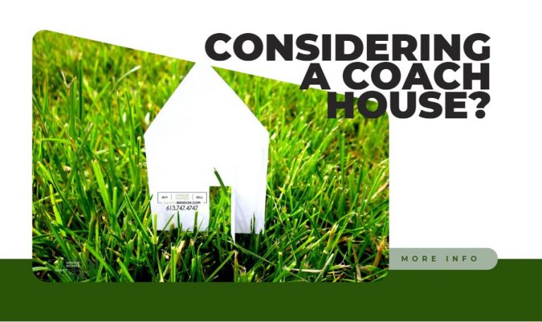 Considering a coach house in your back yard in the city of Ottawa?